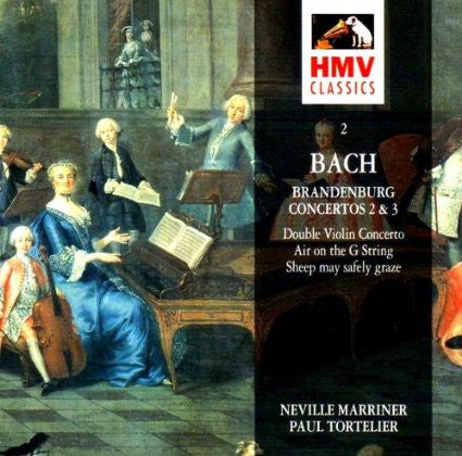 Johann Sebastian Bach, Sir Neville Marriner, Paul Tortelier, The Academy Of St. Martin-in-the-Fields, Anne-Sophie Mutter, Salvatore Accardo, English Chamber Orchestra, Scottish Chamber Orchestra : Bach Brandenburg Concertos 2 & 3 (CD)