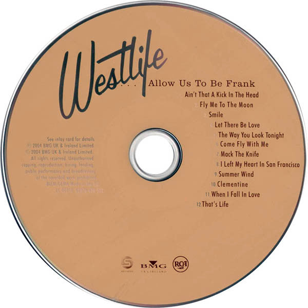 Westlife : ....Allow Us To Be Frank (CD, Album)