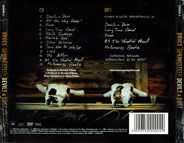 Bruce Springsteen : Devils & Dust (CD, Album + DVD-V, Multichannel, PAL)