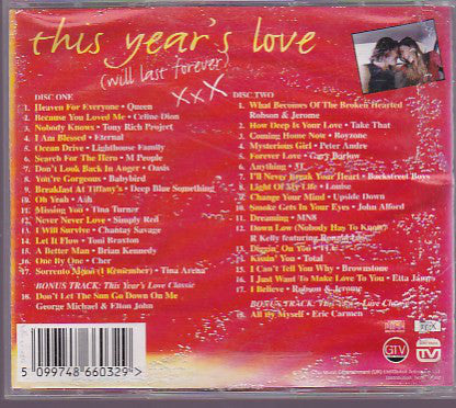 Various : This Year's Love (Will Last Forever) XxX (2xCD, Comp)