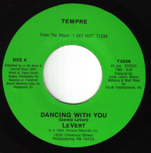 LeVert : Dancing With You (7", Single)