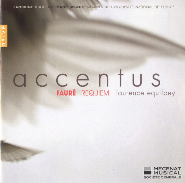 Gabriel Fauré - Sandrine Piau, Stéphane Degout, Membres De L'Orchestre National De France, Chœur De Chambre Accentus, Laurence Equilbey : Requiem (CD, Album)
