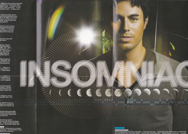 Enrique Iglesias : Insomniac (CD, Album, S/Edition)