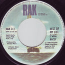 Racey : Rest Of My Life / Cry Baby Cry  (7", Lar)