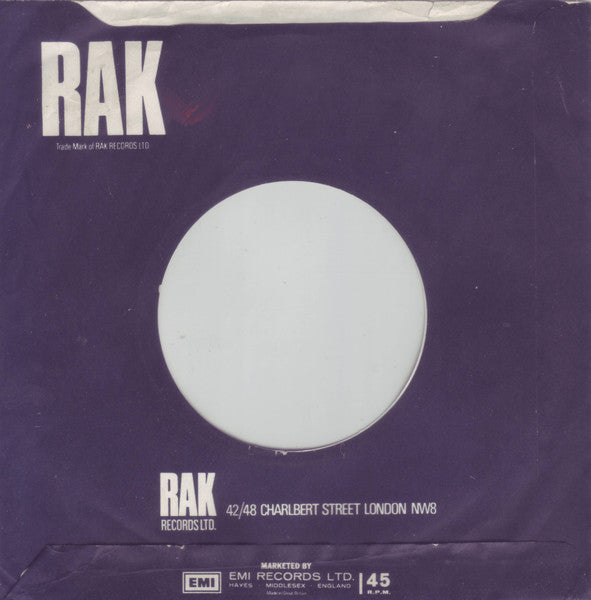 Racey : Rest Of My Life / Cry Baby Cry  (7", Lar)