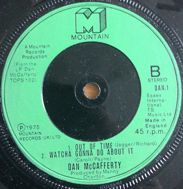 Dan McCafferty : Stay With Me Baby (7", Single)