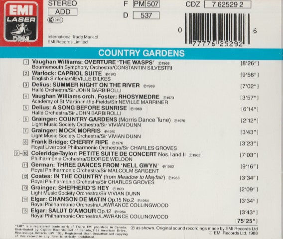 Various : Country Gardens (CD, Comp)