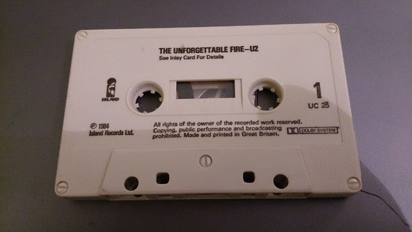 U2 : The Unforgettable Fire (Cass, Album)