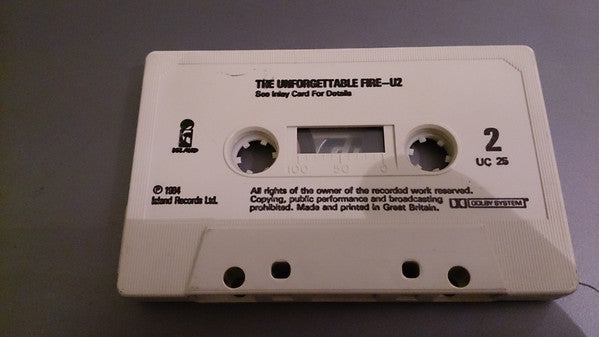 U2 : The Unforgettable Fire (Cass, Album)