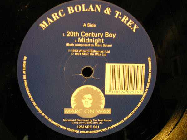 Marc Bolan and T-Rex* : 20th Century Boy (12", Single, RE)