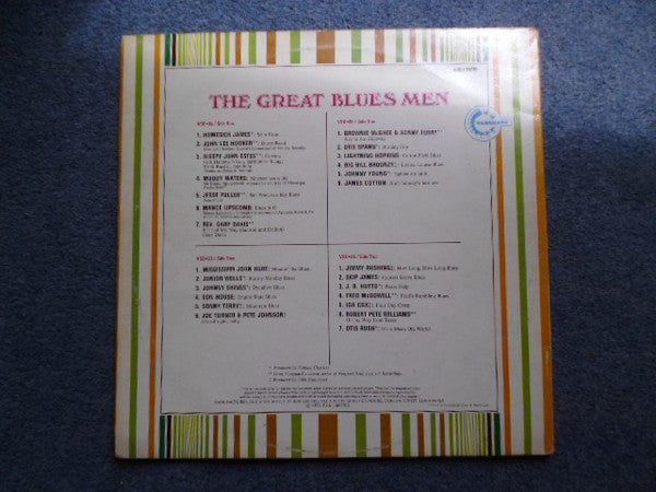 Various : The Great Blues Men (2xLP, Comp)