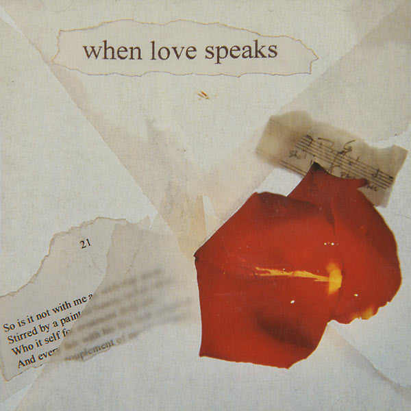 Various : When Love Speaks (CD, Album, RE)