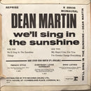 Dean Martin : We'll Sing In The Sunshine (7", EP, Mono)