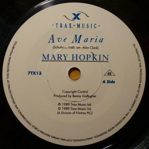 Mary Hopkin : Ave Maria (7", Single)
