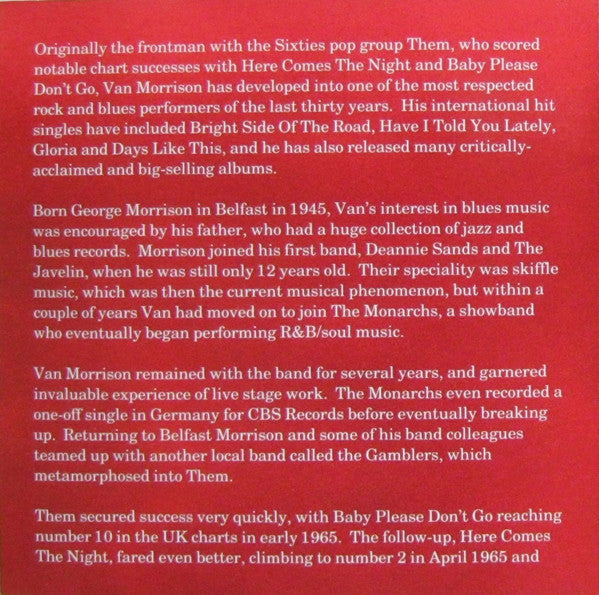 Van Morrison : Brown Eyed Girl (CD, Comp)