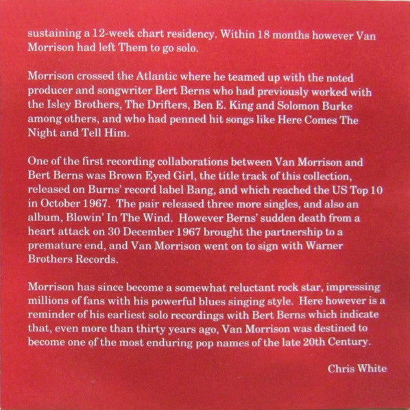 Van Morrison : Brown Eyed Girl (CD, Comp)