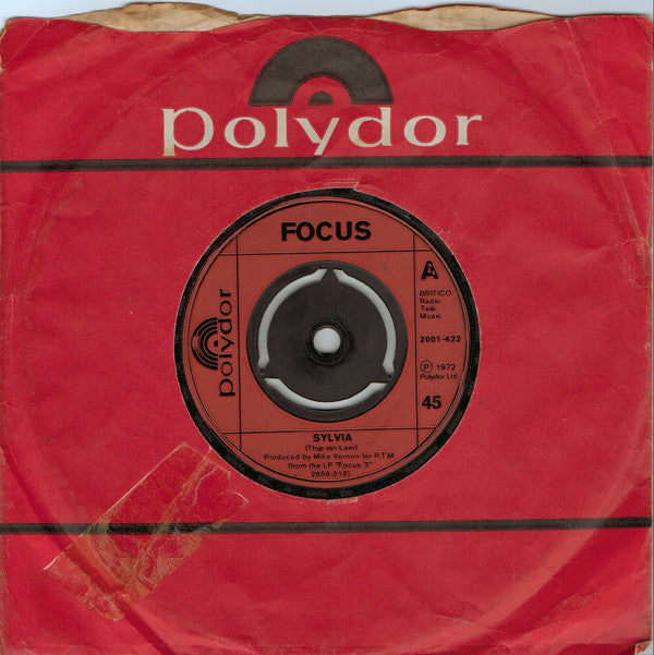 Focus (2) : Sylvia (7", Single, 3-L)