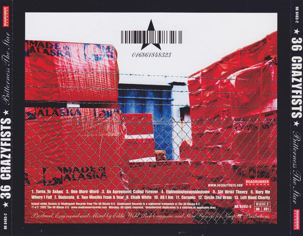 36 Crazyfists : Bitterness The Star (CD, Album)