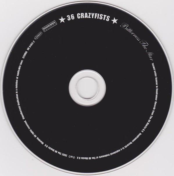 36 Crazyfists : Bitterness The Star (CD, Album)