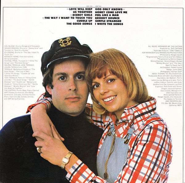 The Captain & Tennille* : Love Will Keep Us Together (LP, Album, Mon)