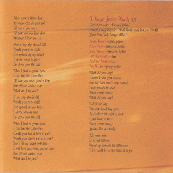 Norah Jones : Feels Like Home (CD, Album, Enh)