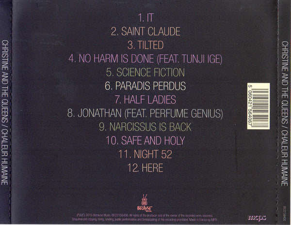 Christine And The Queens : Chaleur Humaine (CD, Album)