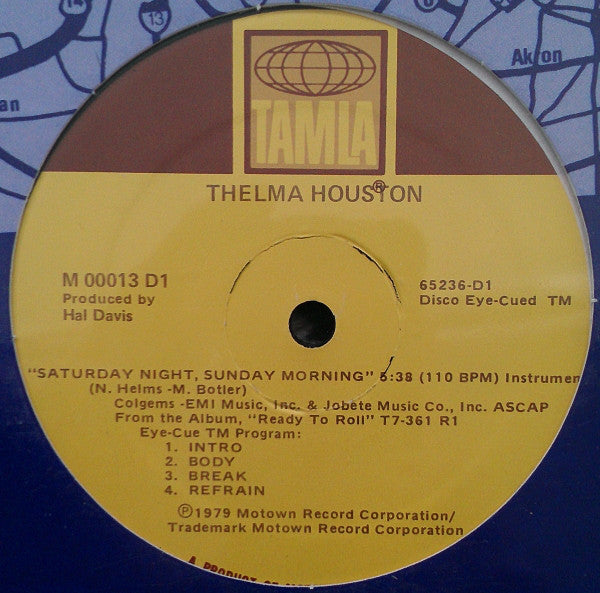 Thelma Houston : Saturday Night, Sunday Morning (12")