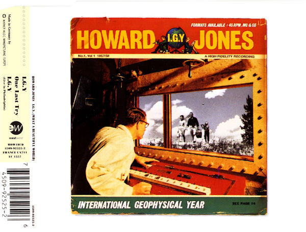 Howard Jones : I.G.Y (International Geophysical Year) (CD, Single)