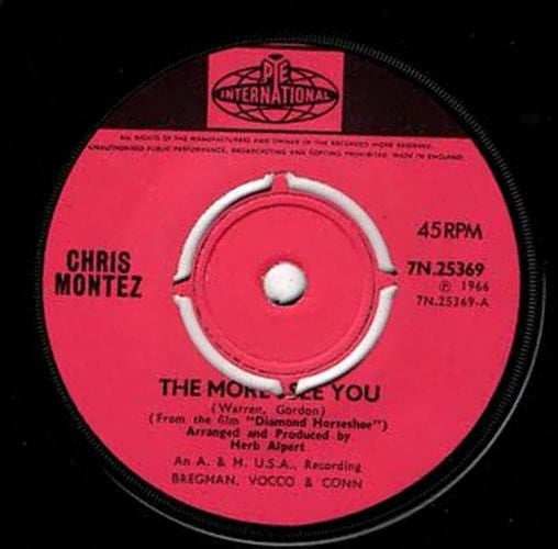 Chris Montez : The More I See You (7", Single)