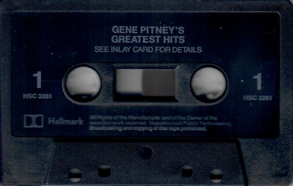 Gene Pitney : Greatest Hits (Cass, Comp)