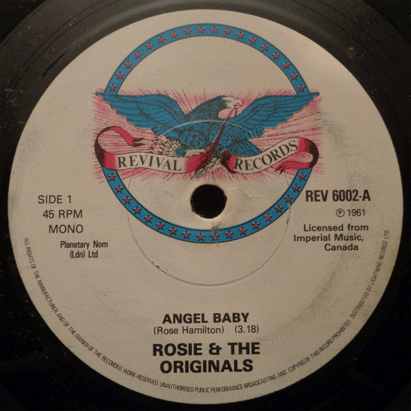 Rosie & The Originals / Kathy Young And The Innocents (2) : Angel Baby / A Thousand Stars  (7", Single, Mono, RE)