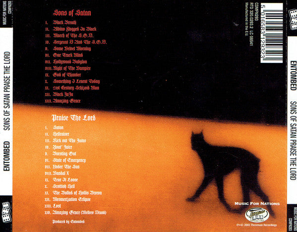 Entombed : Sons Of Satan Praise The Lord (2xCD, Comp)