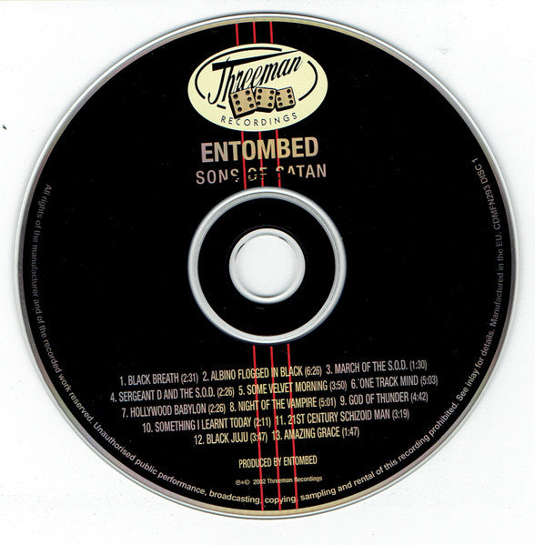 Entombed : Sons Of Satan Praise The Lord (2xCD, Comp)