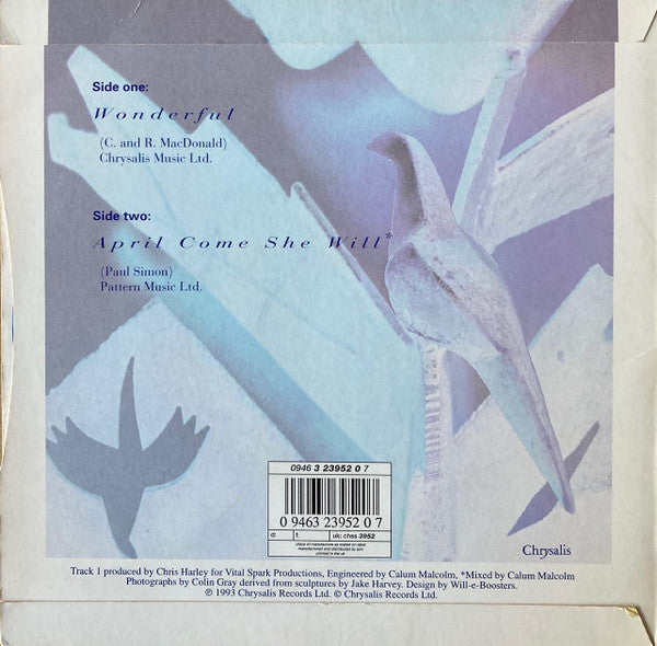 Runrig : Wonderful (7", Single, Ltd, Blu)