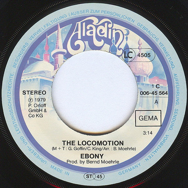 Ebony (10) : The Locomotion (7", Single)