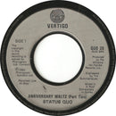 Status Quo : The Anniversary Waltz - Part Two (7", Juk)