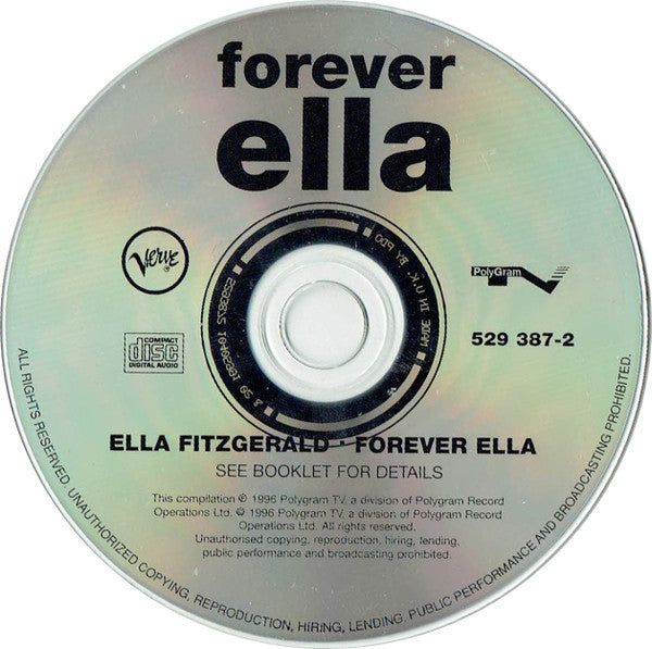 Ella Fitzgerald : Forever Ella (CD, Comp, RP)