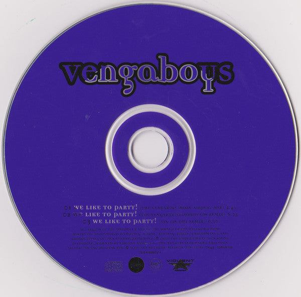 Vengaboys : We Like To Party! (The Vengabus) (CD, Single, CD1)