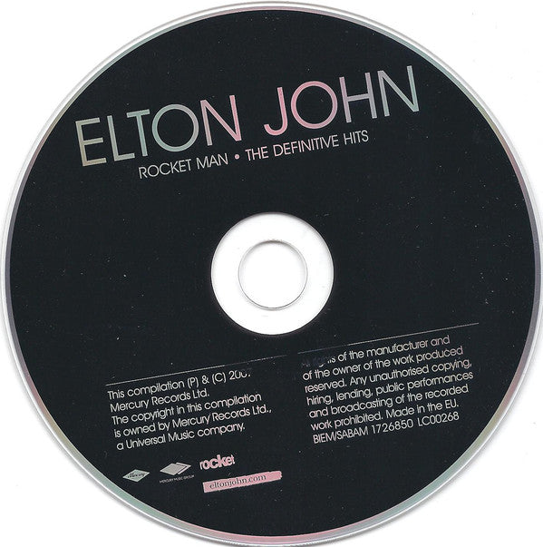 Elton John : Rocket Man · The Definitive Hits (CD, Comp, S/Edition, Sup)