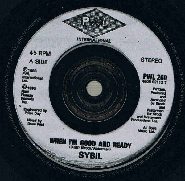 Sybil : When I'm Good And Ready (7", Single)