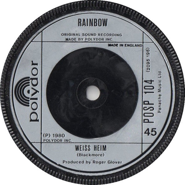 Rainbow : All Night Long (7", Single)