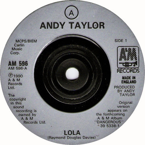 Andy Taylor : Lola (7")