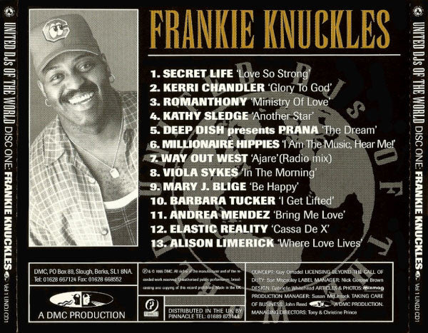 Frankie Knuckles : United DJs Of The World (CD, Mixed)