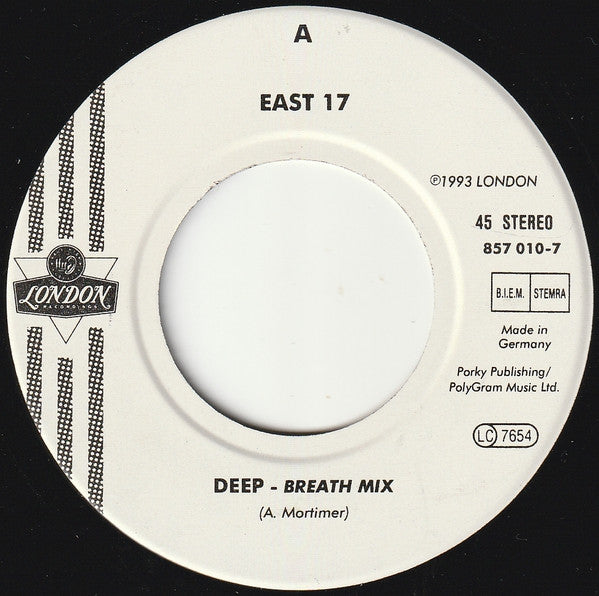 East 17 : Deep (7", Single)