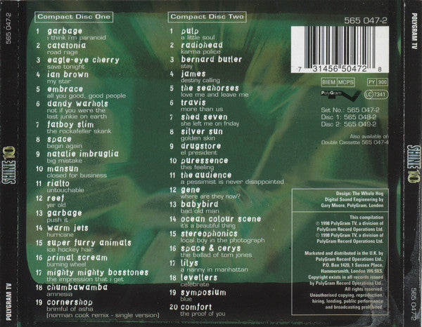 Various : Shine 10 (2xCD, Comp)