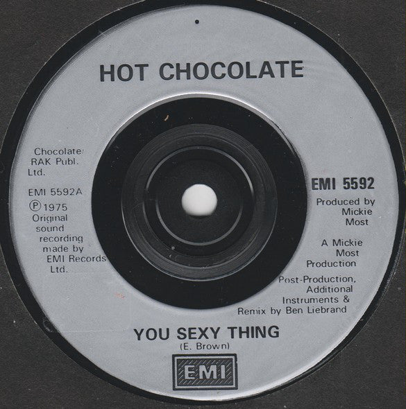 Hot Chocolate : You Sexy Thing (Remix) / Every 1's A Winner (7", Single, Sil)