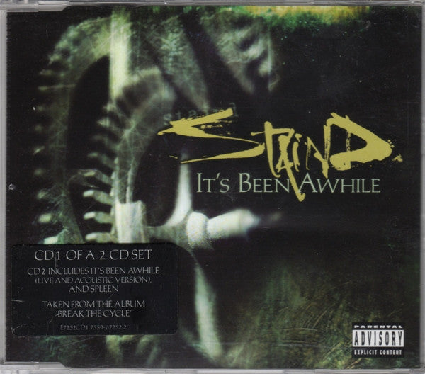 Staind : It's Been Awhile (CD, Single, Enh, CD1)
