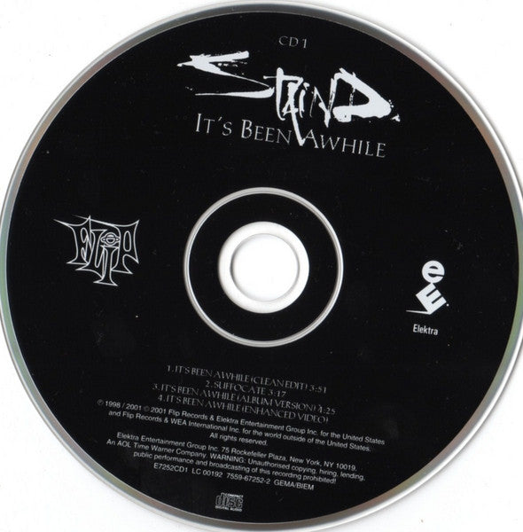 Staind : It's Been Awhile (CD, Single, Enh, CD1)