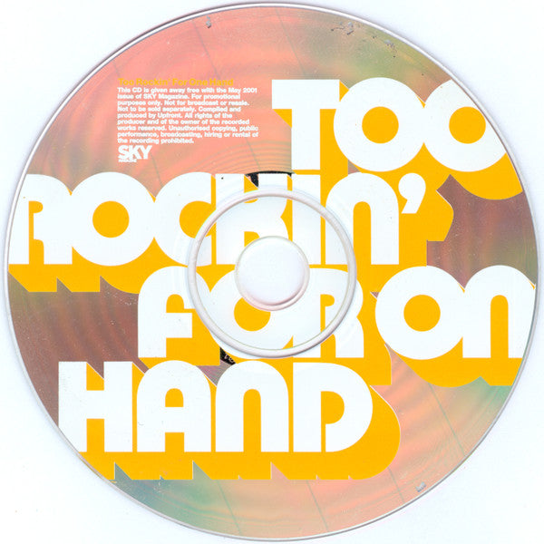 Various : Too Rockin' For One Hand (CD, Comp, Promo)