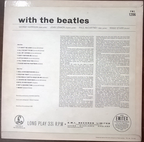 The Beatles : With The Beatles (LP, Album, Mono, 'Do)